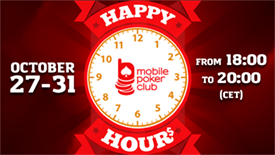 Happy Hours at Mobile Poker Club!
