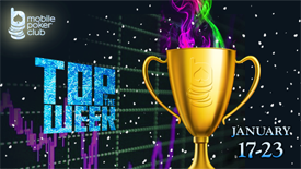 “Top of the week” $1,000 at Mobile Poker Club!
