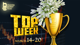 “Top of the week” $1,000 at Mobile Poker Club!