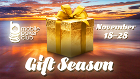 \"Gift Season\" at the Mobile Poker Club