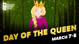Day of the Queens promo at Mobile Poker Club!