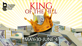 Join the King of the Hill $500 GTD Promo at Mobile Poker Club!