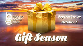 \"Gift Season\" at the Mobile Poker Club!