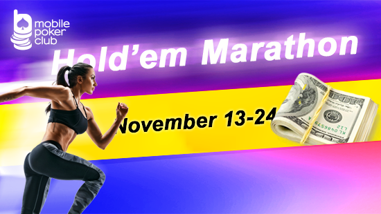 The Holdem Marathon at Mobile Poker Club!