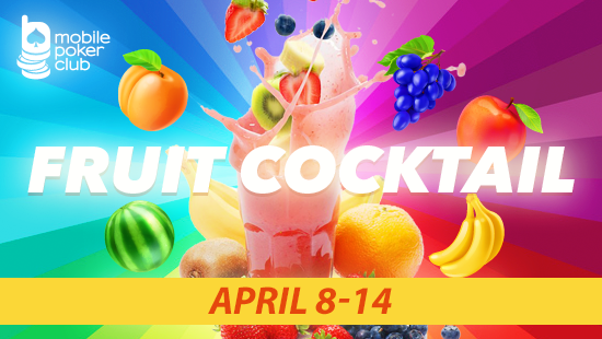 Enjoy a Fruit Cocktail at the Mobile Poker Club!