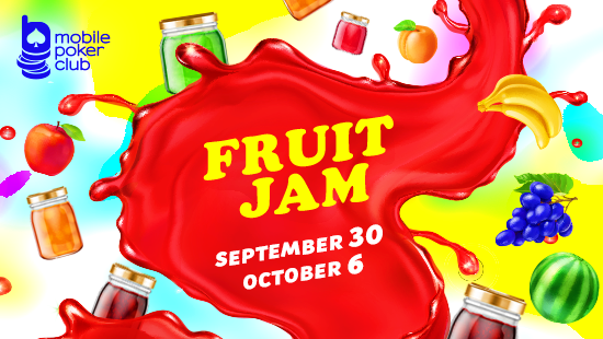 Try the Fruit Jam of Juicy Bonuses in Mobile Poker Club!