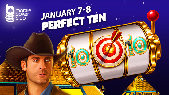 Perfect Ten Promotion at Mobile Poker Club