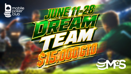 Серия турниров MPS Dream Team $15,000 GTD в Мобильном Покер Клубе!